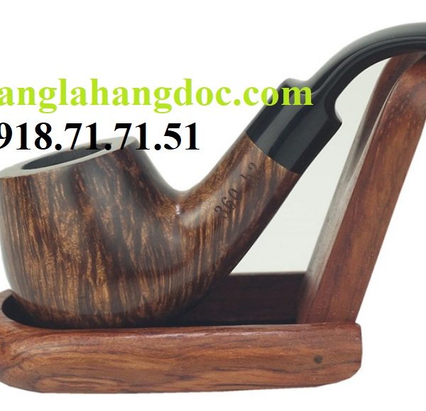 Tẩu mini gỗ thạch nam (briar) hút thuốc lá sợi TN360-h2 trơn