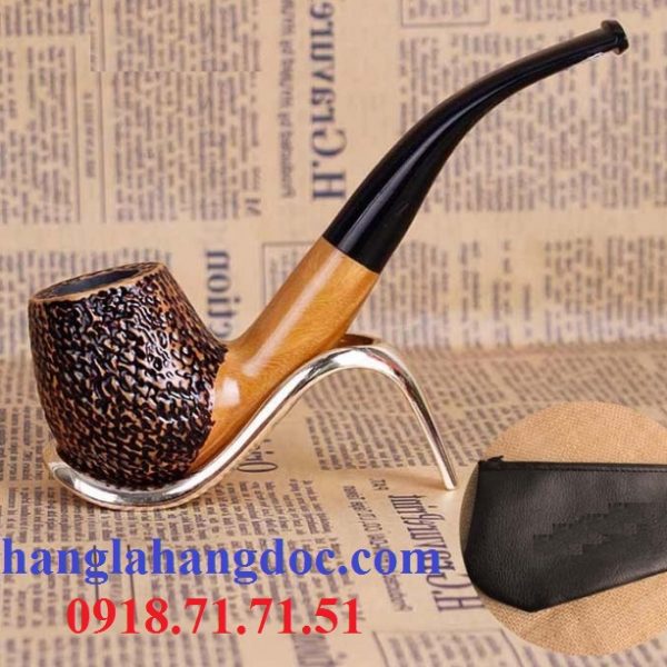 Tẩu Sherlock Holmes bằng gỗ đàn hương hút thuốc lá sợi DH-631