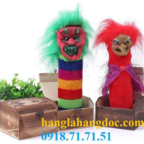 Hộp dọa ma loại lớn có đèn led, phát âm thanh