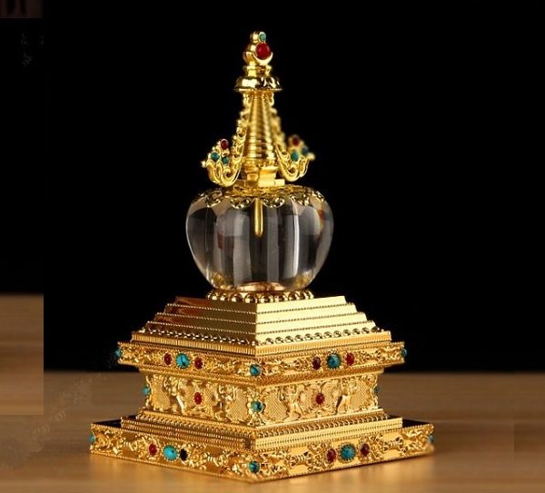 Tháp đựng xá lợi Phật thờ cúng trang nghiêm & thanh tịnh