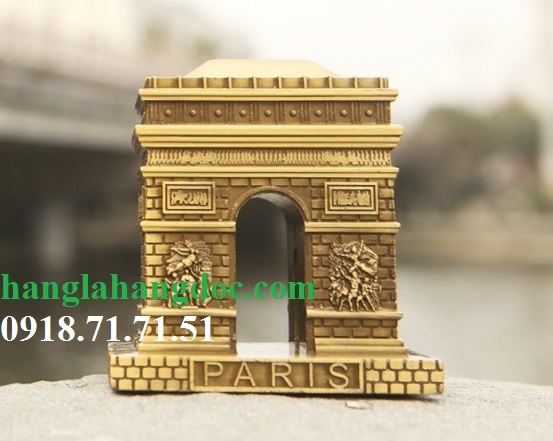 mô hình khải hoàn môn cổng chào chiến thắng triumphal arch kim loại  bằng đồng